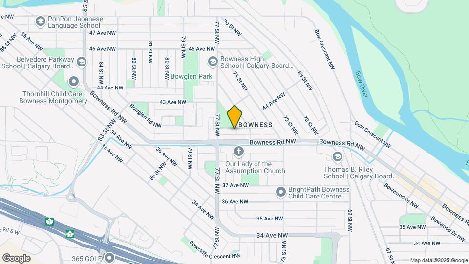 7713A 41 Av NW Map and Location Details