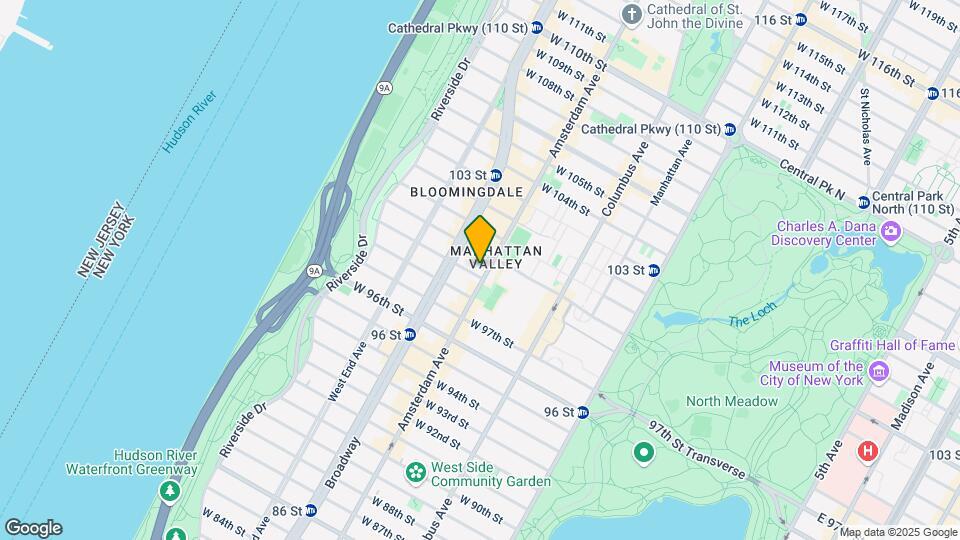 800 Amsterdam Ave Map and Location Details