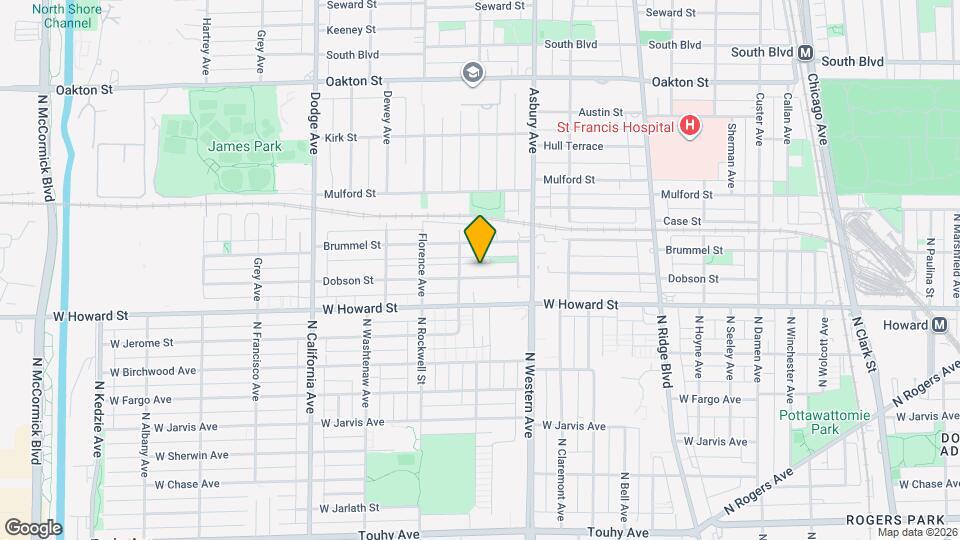 1413 Dobson St Map and Location Details