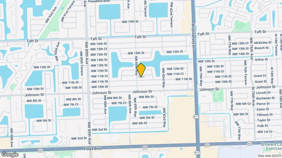 8511 NW 11th St Map and Location Details