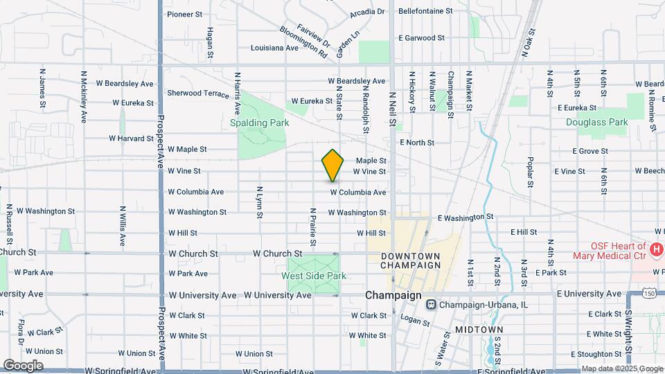 304 W Columbia Ave, Unit 1E Map and Location Details