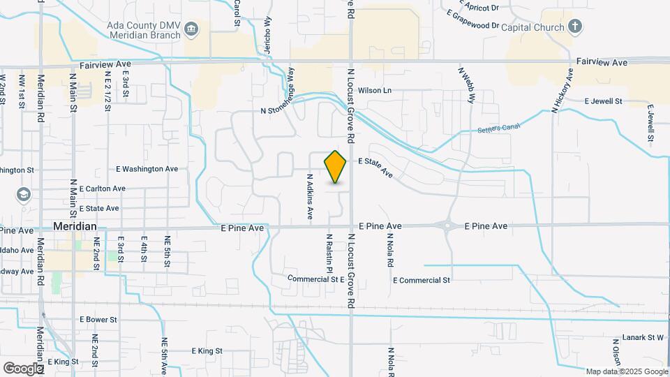 1536 E Buchman Ct Map and Location Details