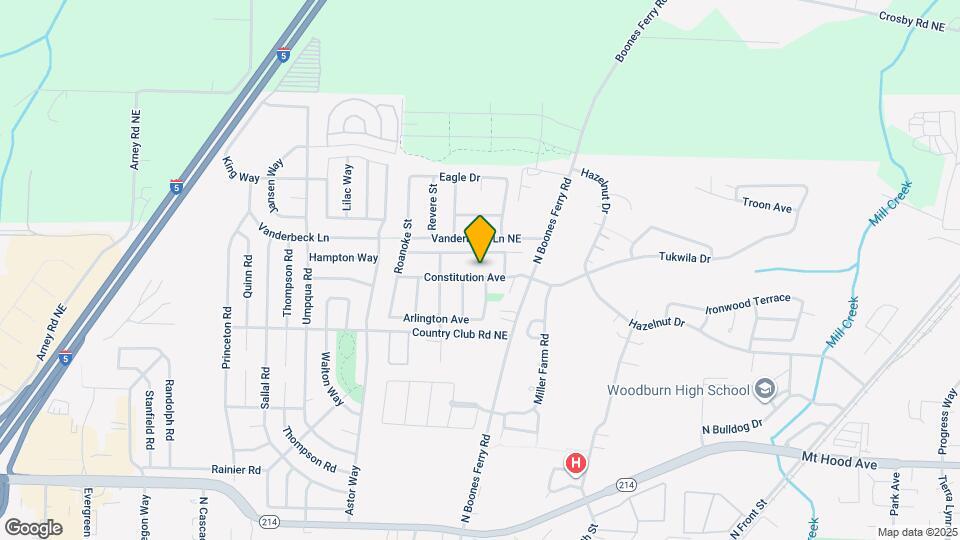 1243 Constitution Ave Mapa y Detalles de la Ubicación