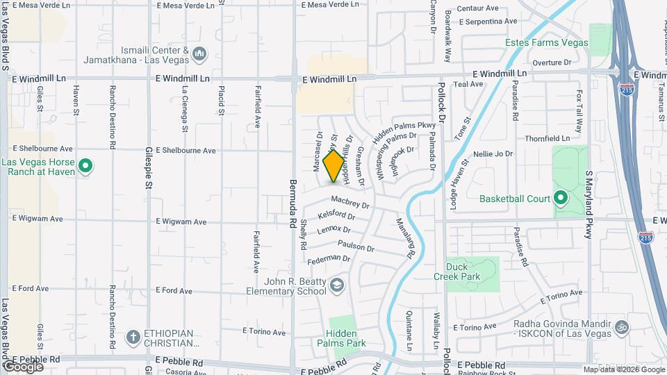 509 Coco Palms Ave Mapa y Detalles de la Ubicación