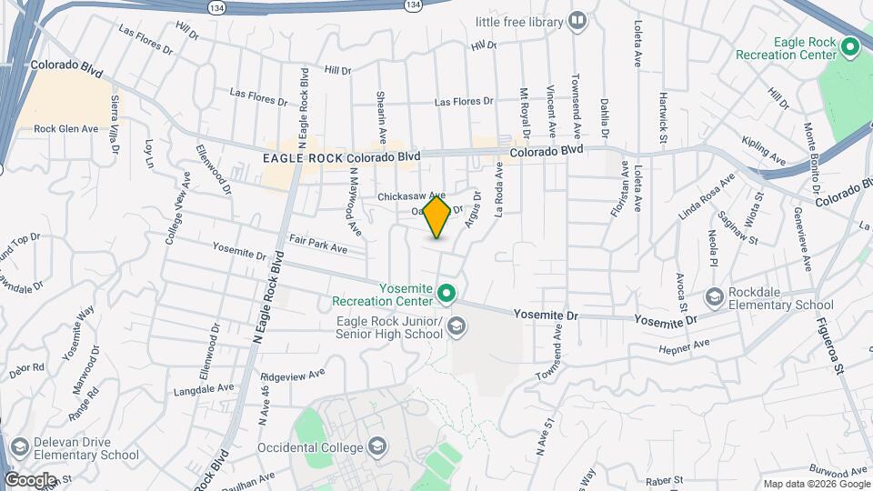 1843 1/2 Linda Rosa Ave Map and Location Details
