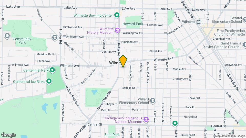 1829 Wilmette Ave Mapa y Detalles de la Ubicación