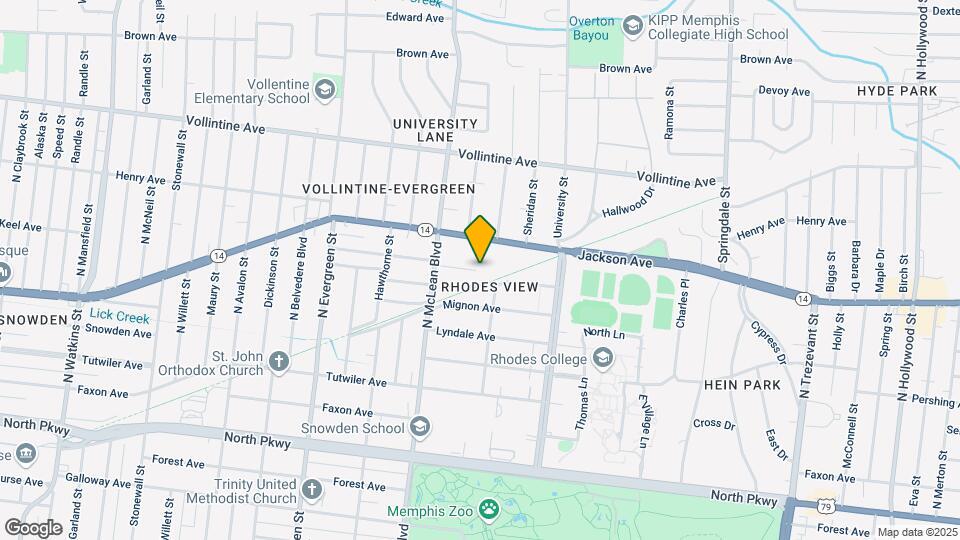 1905 Crump Ave Map and Location Details