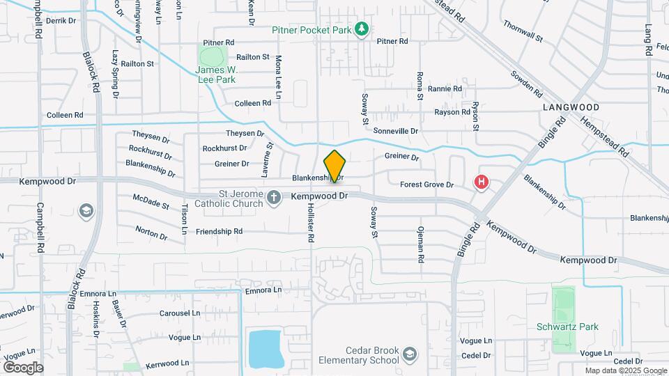 8740 Kempwood Dr Map and Location Details
