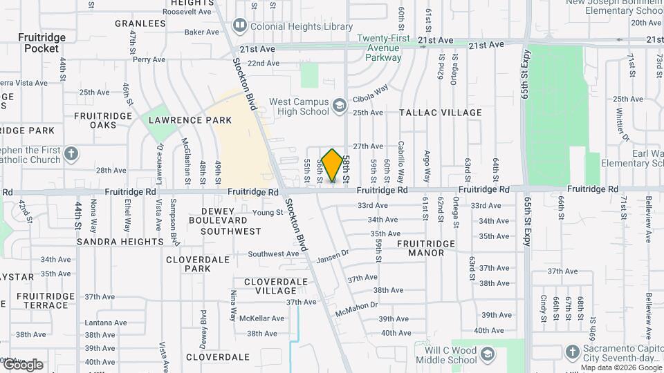 5509 57th St Map and Location Details