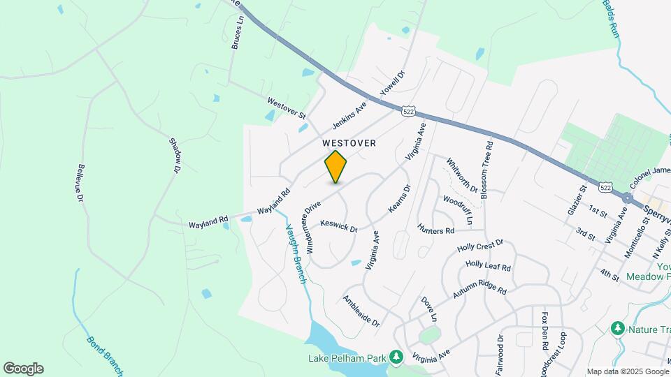 542 Windermere Drive Map and Location Details