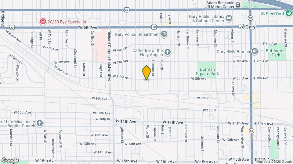 809 Pierce St Map and Location Details