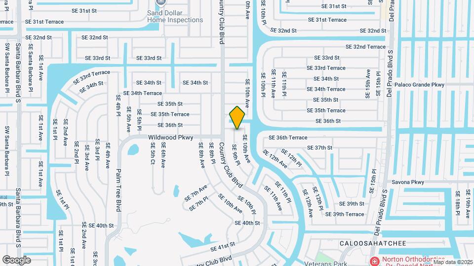 3603 SE 9th Pl Map and Location Details