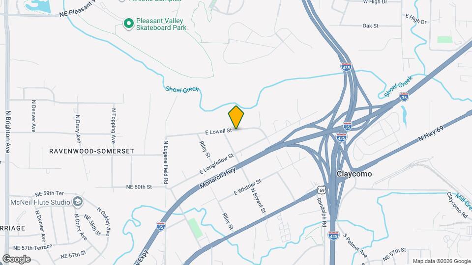 321 E Lowell St Map and Location Details