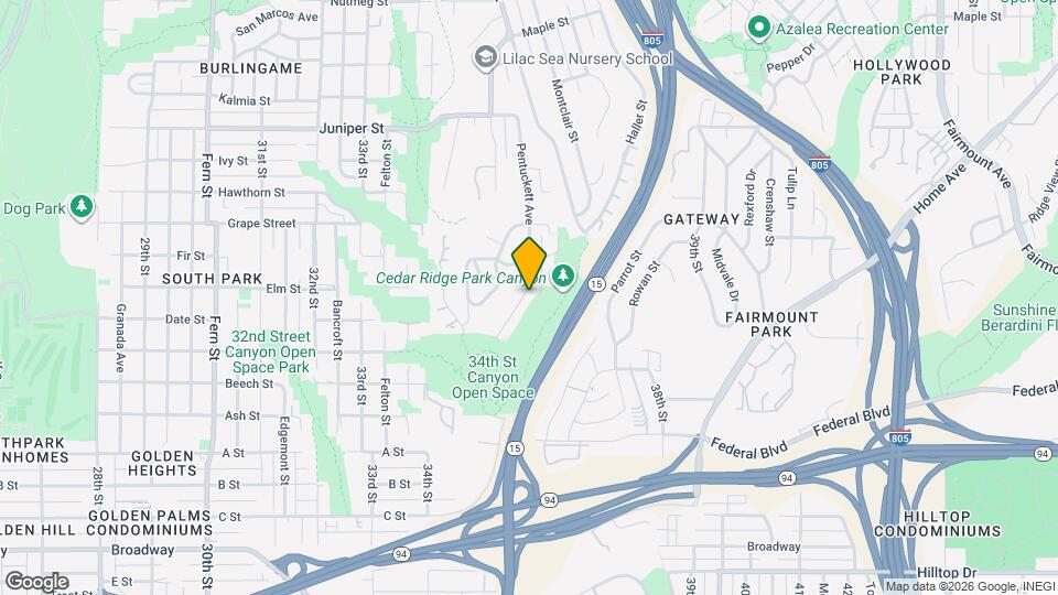 1777 Pentuckett Ave Map and Location Details