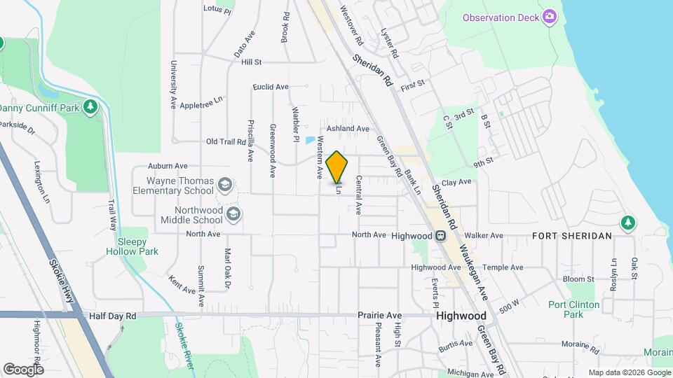 336 Burchell Ave Map and Location Details