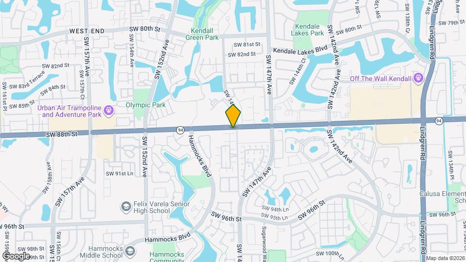 14911 SW 88th Terrace Map and Location Details