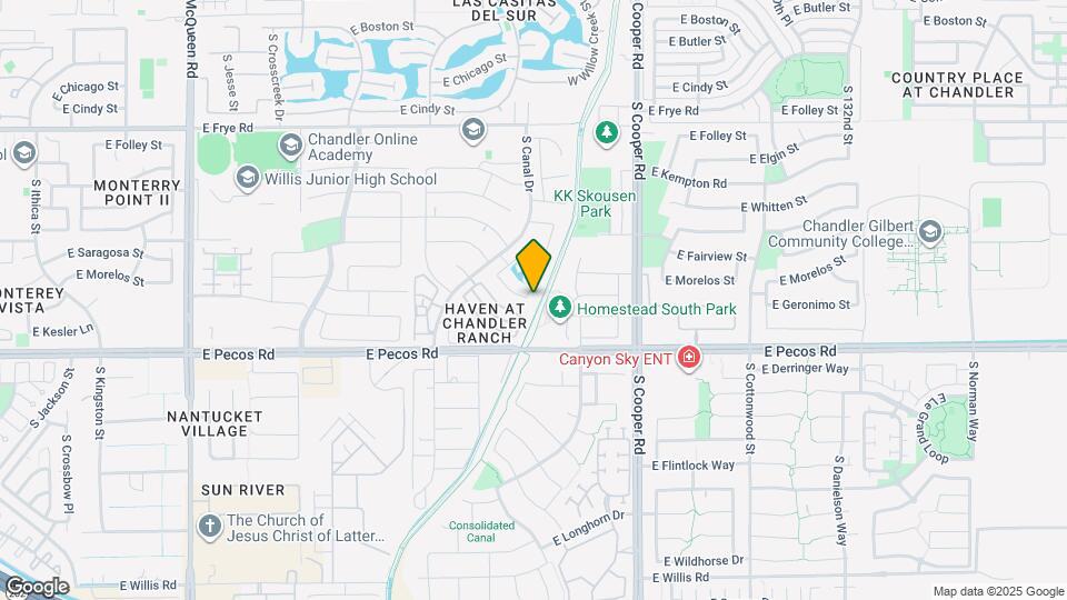 633 S Danyell Dr Map and Location Details