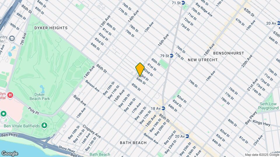 1625 84th St Map and Location Details