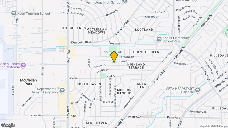 6005 N Haven Dr Mapa y Detalles de la Ubicación