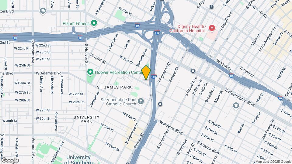 645 W 23rd St Map and Location Details
