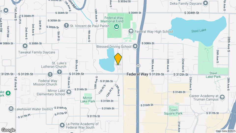 Liberty Lake Condominiums Map and Location Details