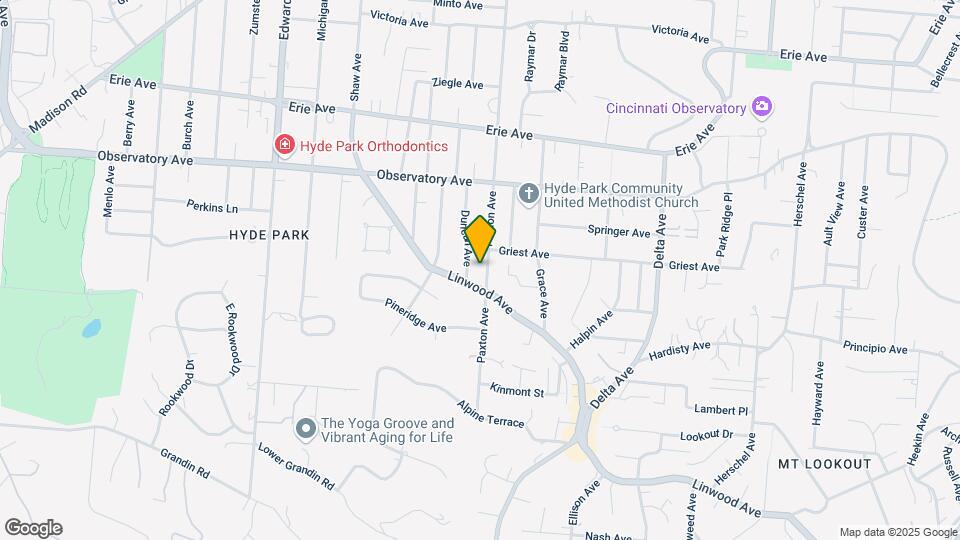 1213 Paxton Ave Map and Location Details