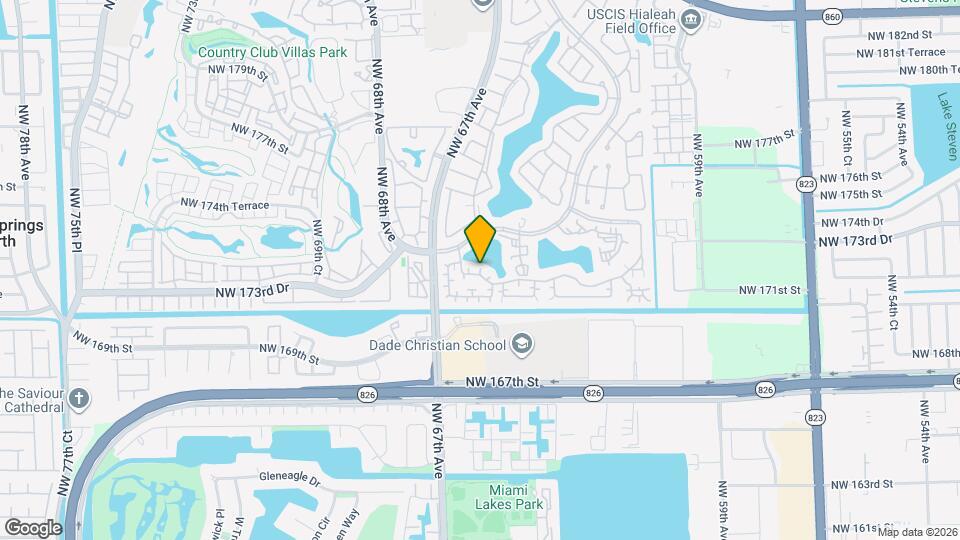 6445 NW 171st St Map and Location Details