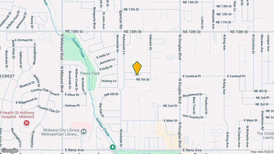 8607 NE 5th St Map and Location Details