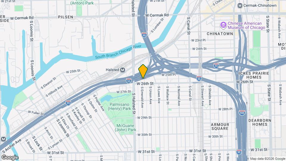 2567 S Emerald Ave Map and Location Details