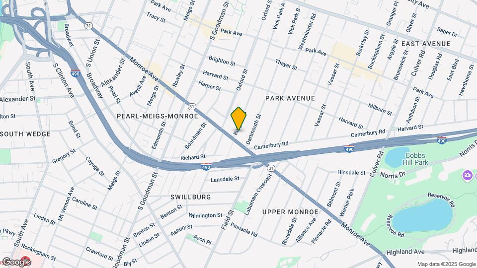 286 Rutgers St, Unit 1 Map and Location Details