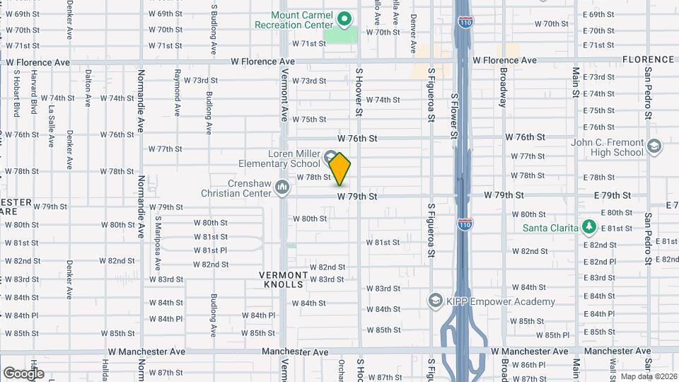 833 W 79th St, Unit 1 Map and Location Details