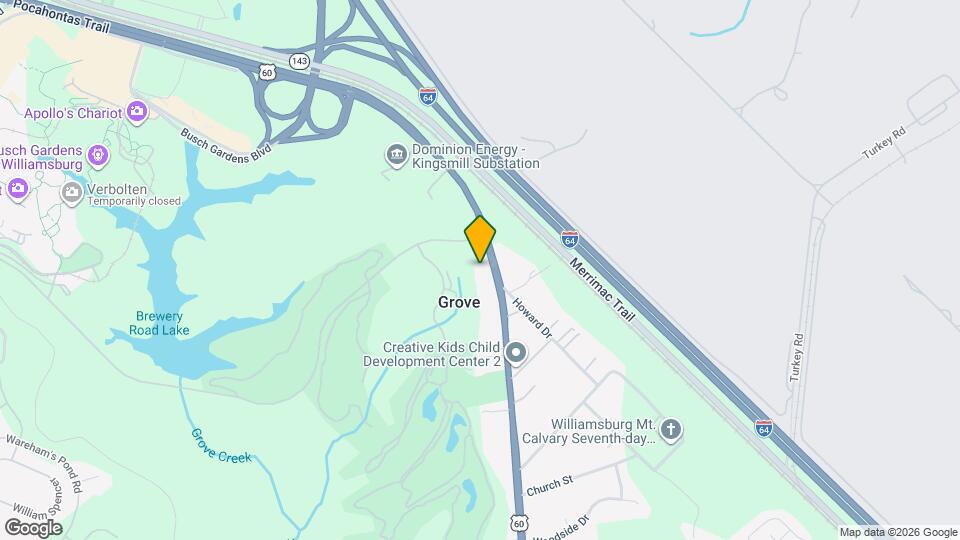 8533 Pocahontas Trail Map and Location Details