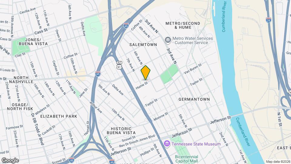 606B Hume St Map and Location Details