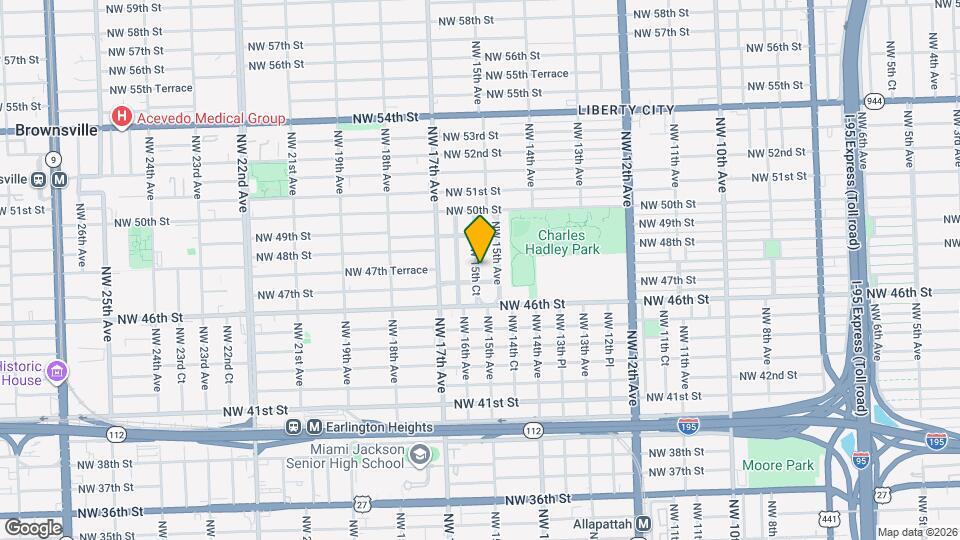 4721 NW 15th Ct Map and Location Details