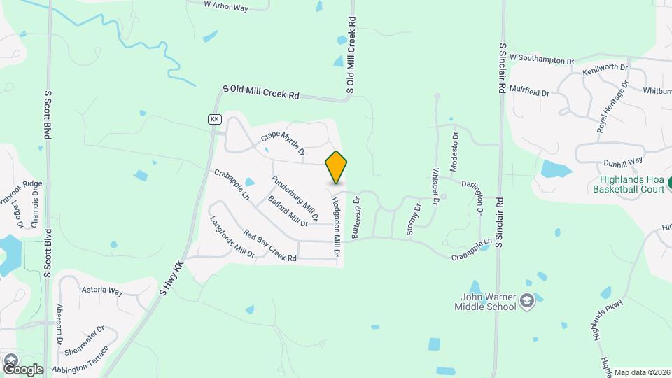 5306 Hodgsdon Mill Dr Map and Location Details