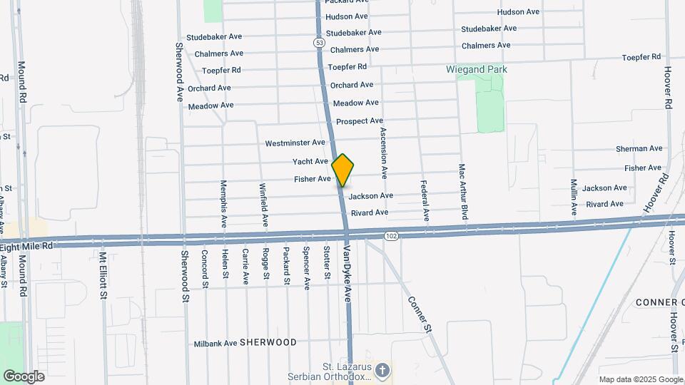 20930 Van Dyke Ave Map and Location Details