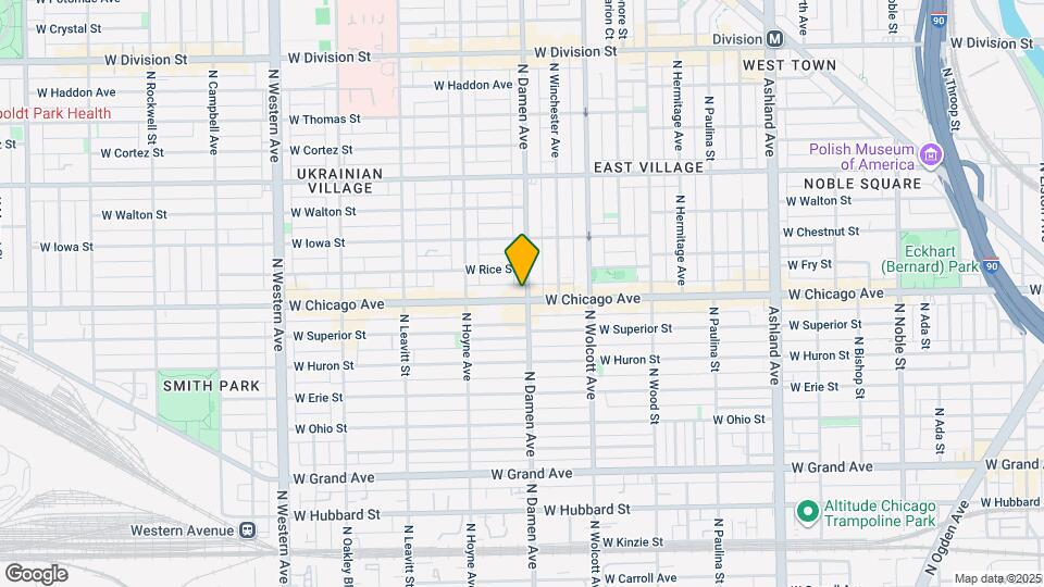 2002 W Chicago Ave Map and Location Details