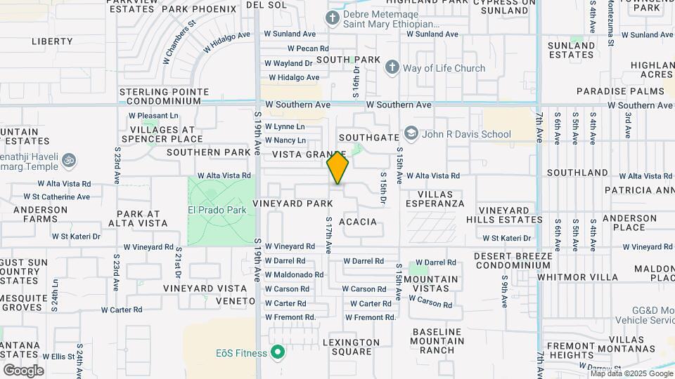 1645 W St Catherine Ave Map and Location Details