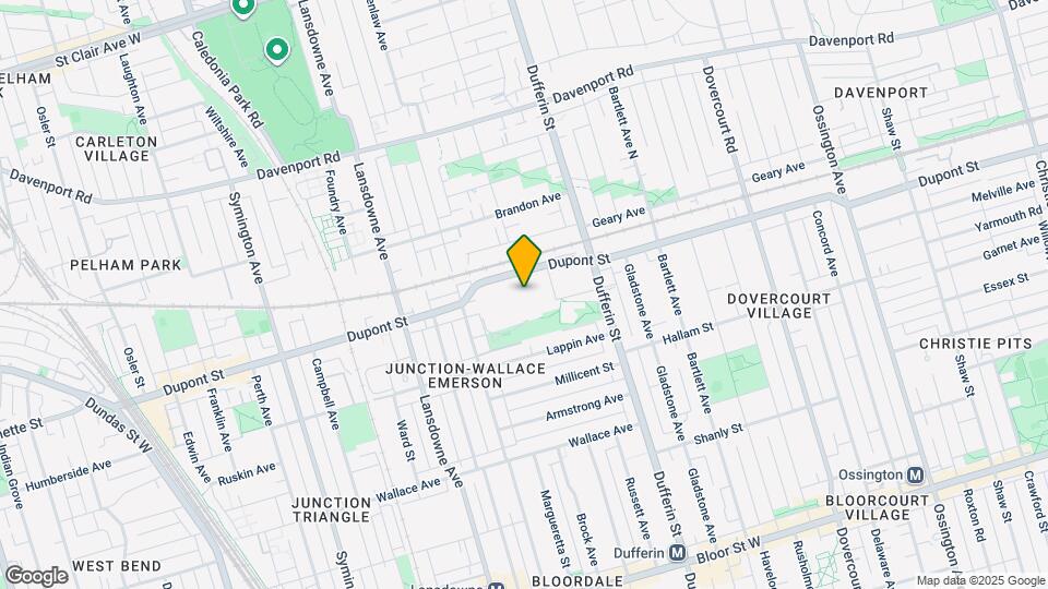 1245 Dupont St Map and Location Details