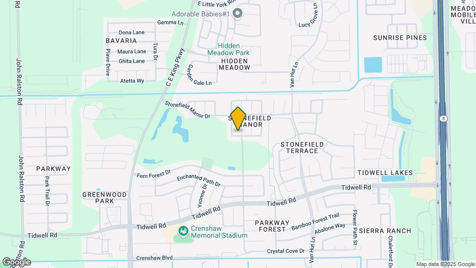 9303 Deep Valley Dr Map and Location Details