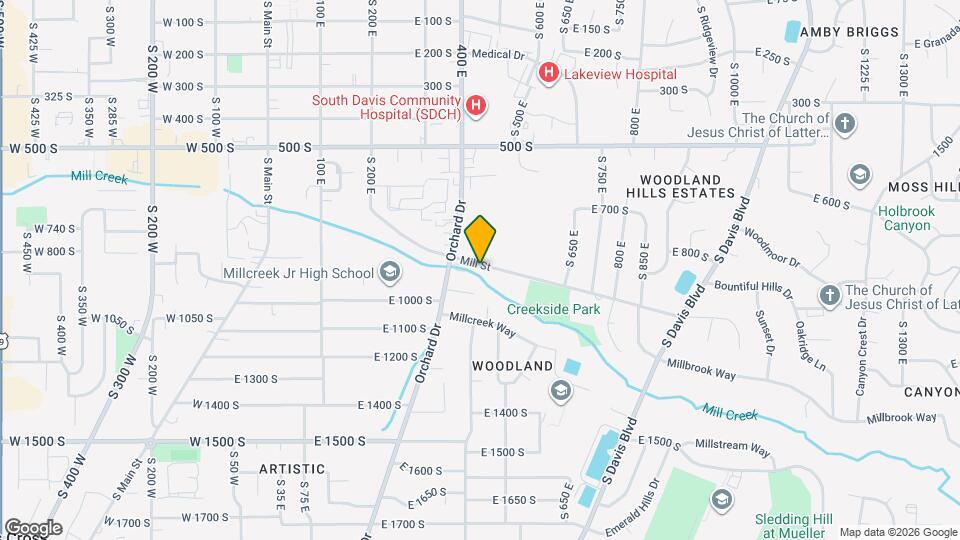 450 E Mill St S Map and Location Details