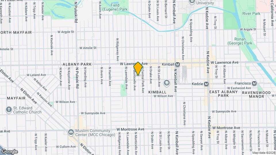 4711 N Monticello Ave, Unit Monticello Map and Location Details