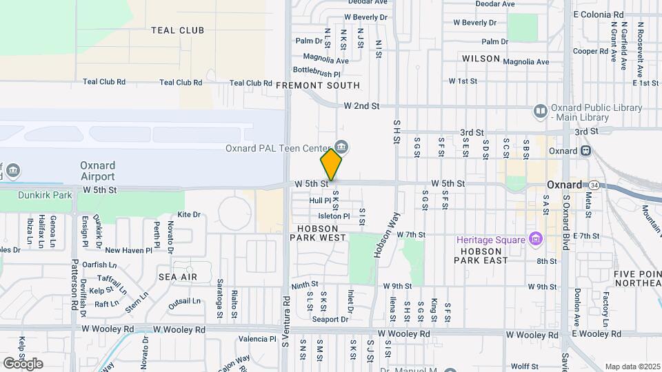 511 S K St Map and Location Details