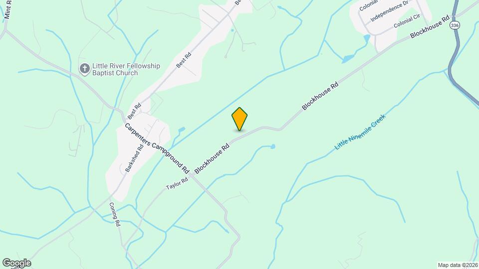 2537 Blockhouse Rd Map and Location Details
