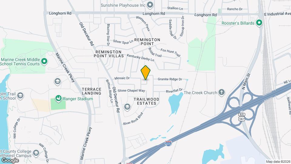 852 Cats Eye Dr Map and Location Details