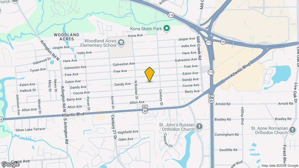 8536 Dandy Ave Map and Location Details