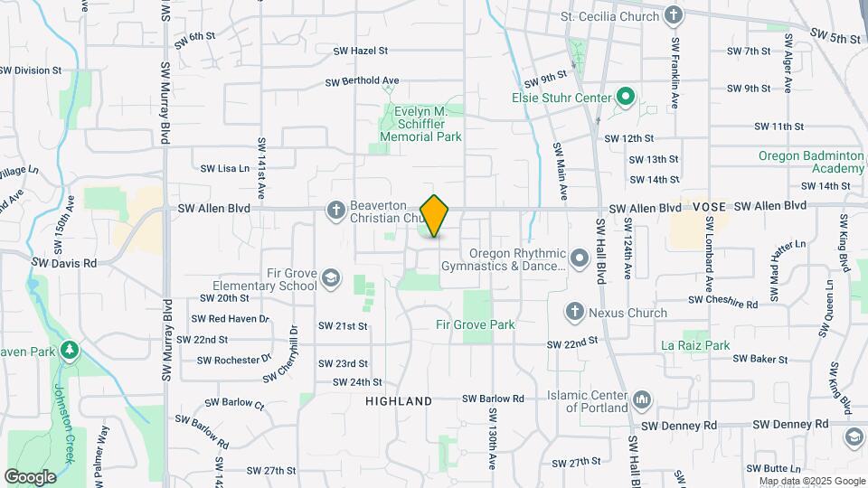 13325 SW 17th St Map and Location Details