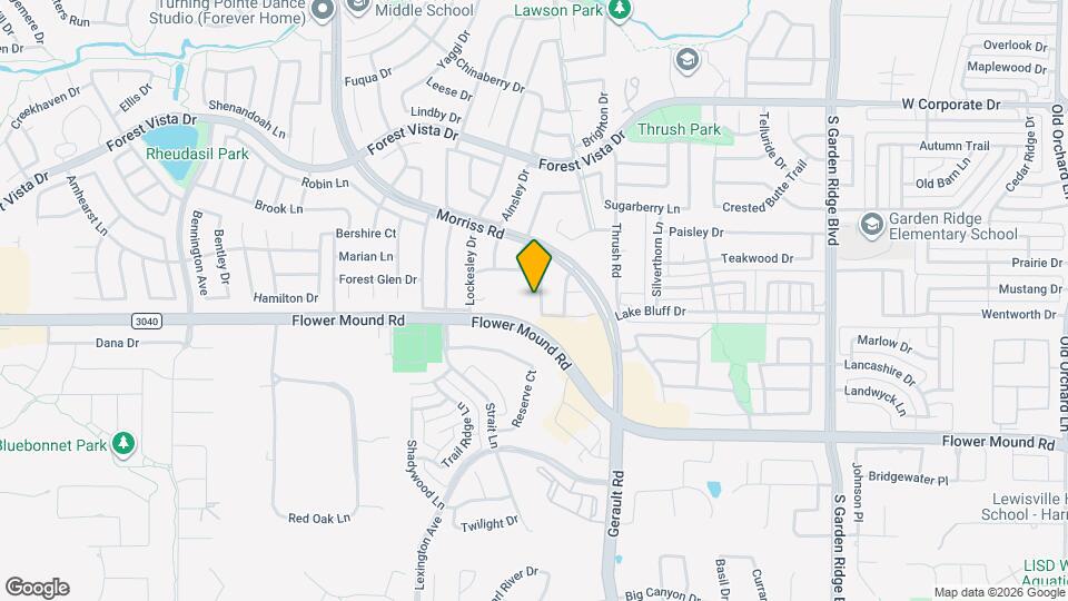 2109 Gisbourne Dr Map and Location Details