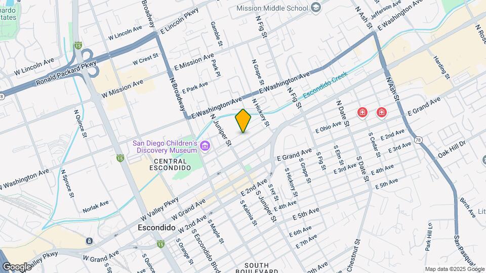 354-364 E Pennsylvania Ave Mapa y Detalles de la Ubicación