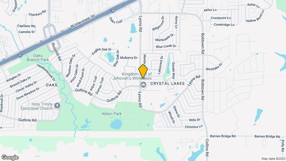 4110 Baccarat Dr Map and Location Details